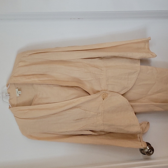 RARE VINTAGE J.JILL LINEN PANTSUIT
